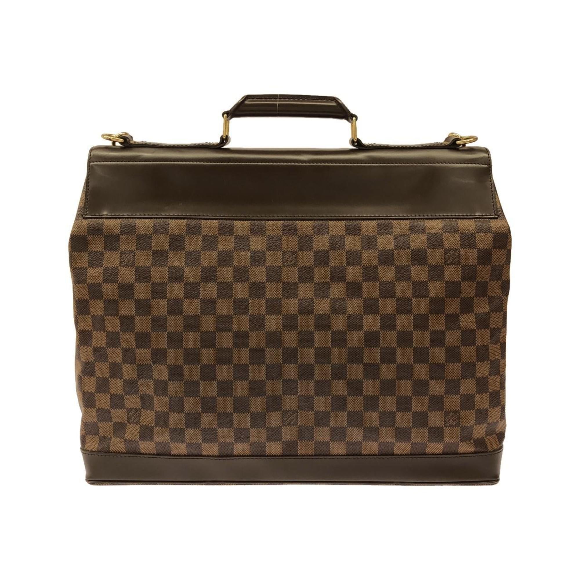 Louis Vuitton Ebene Coated Canvas Handbag