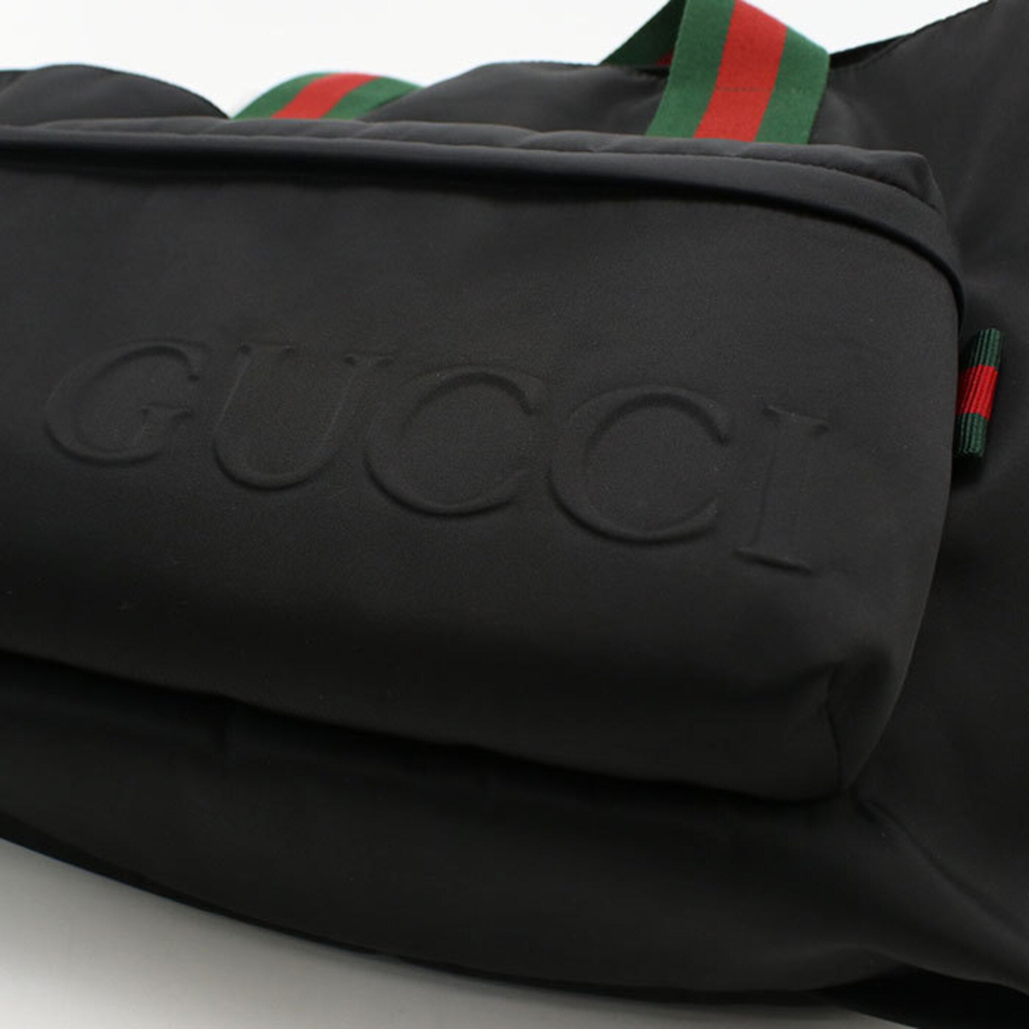 Gucci Black Nylon Tote Bag (Pre-Owned)
