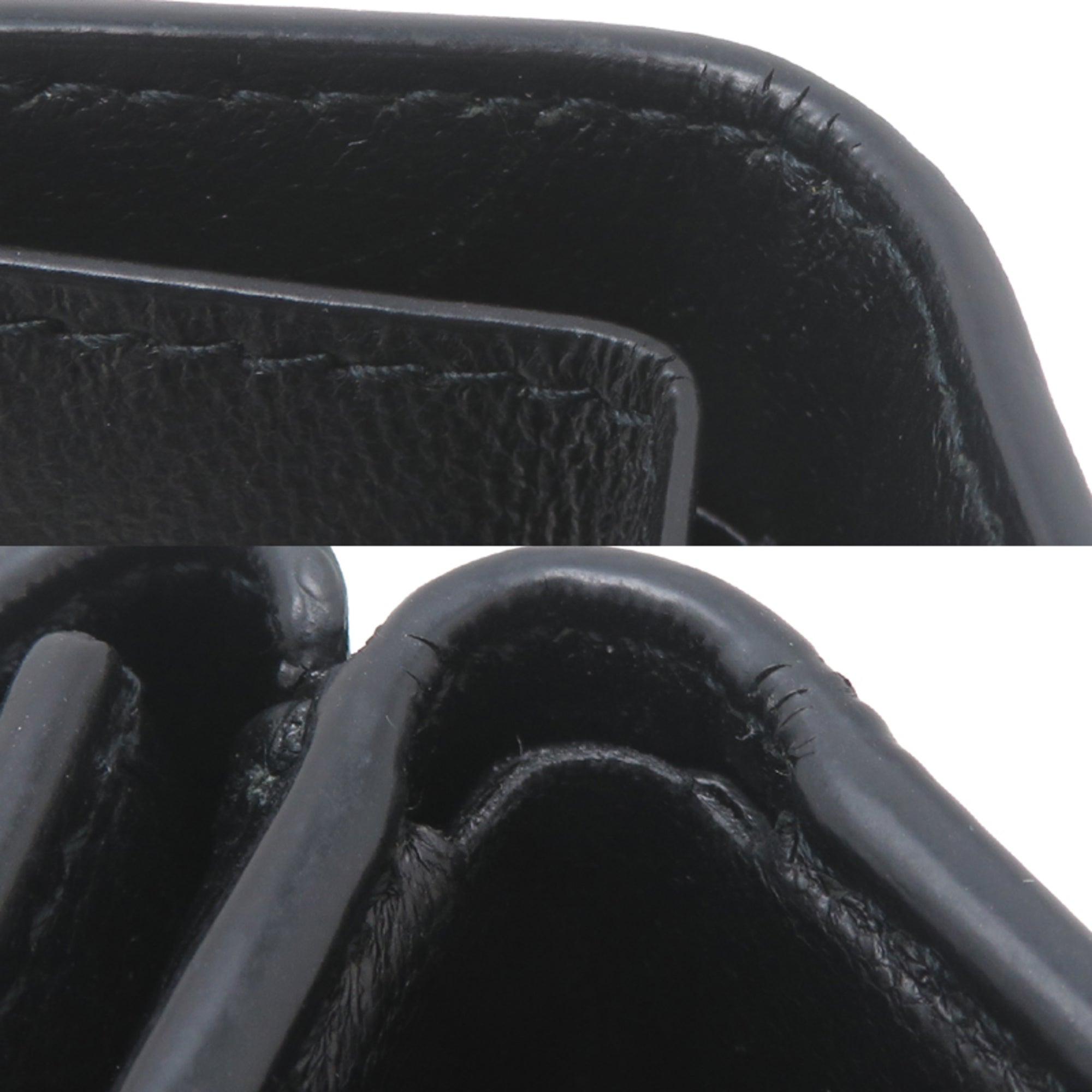 Balenciaga Black Leather Wallet (Tri-Fold)