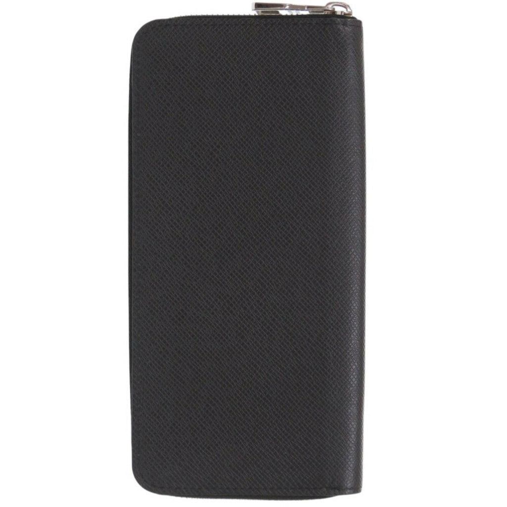 Louis Vuitton Black Noir Taiga Leather Coin Purse/Coin Case