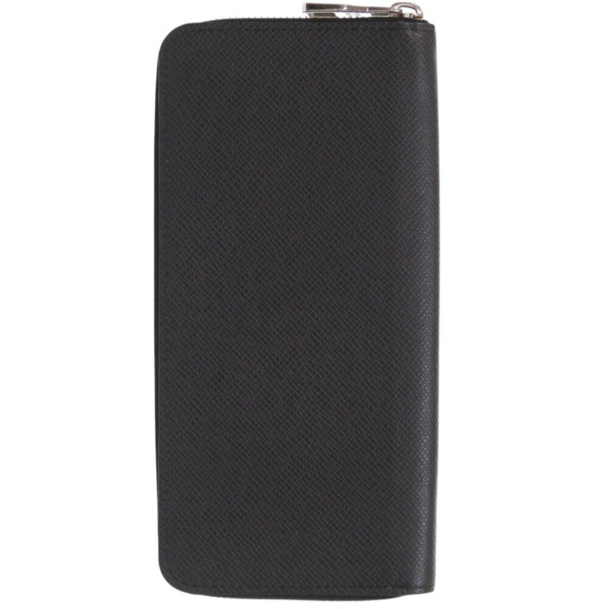Louis Vuitton Black Noir Taiga Leather Coin Purse/Coin Case