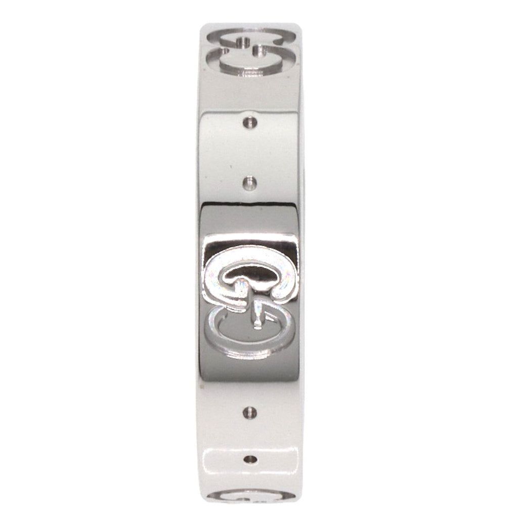 Gucci Icon White Gold (18K) Band Ring (Pre-Owned)