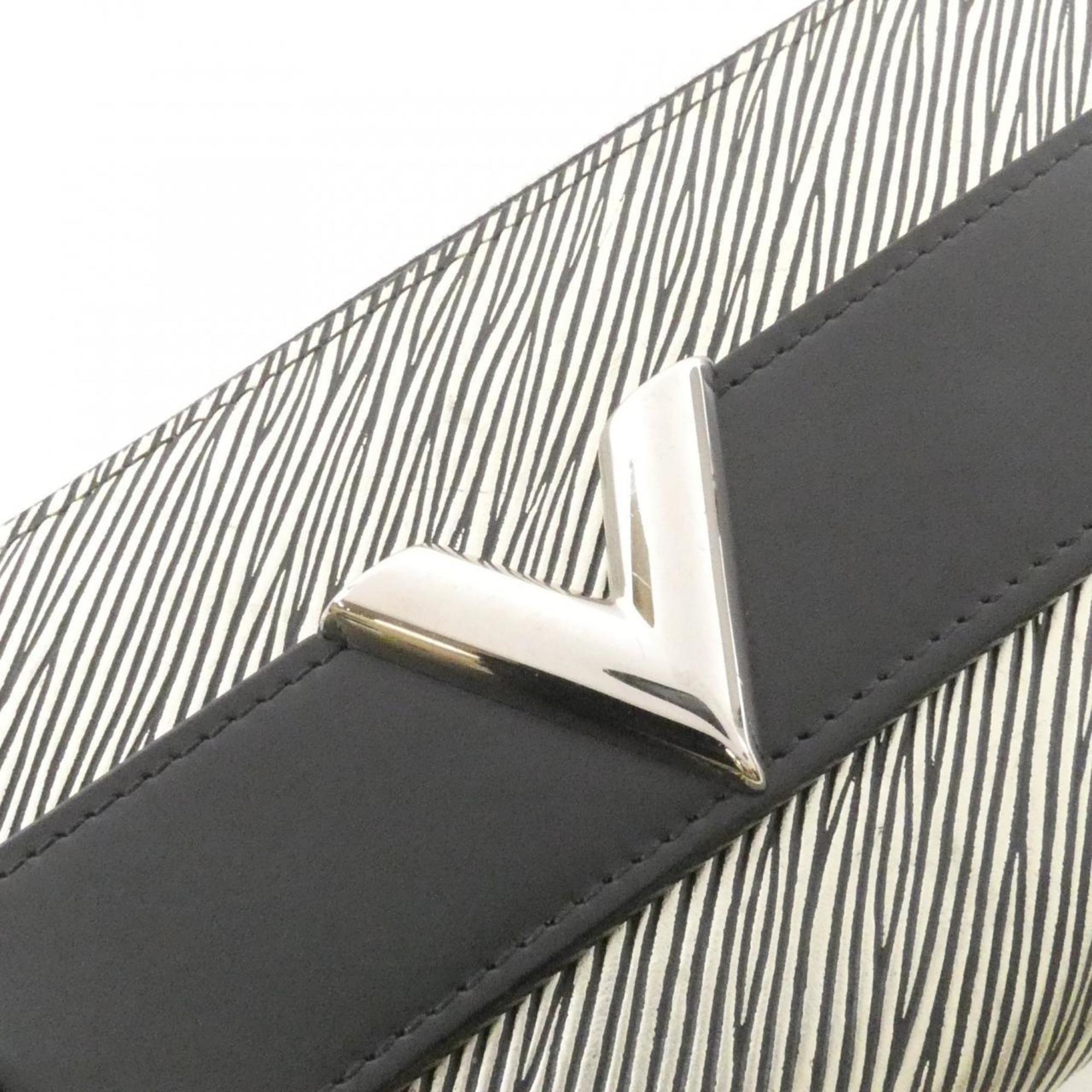 Louis Vuitton Silver Leather Long Wallet