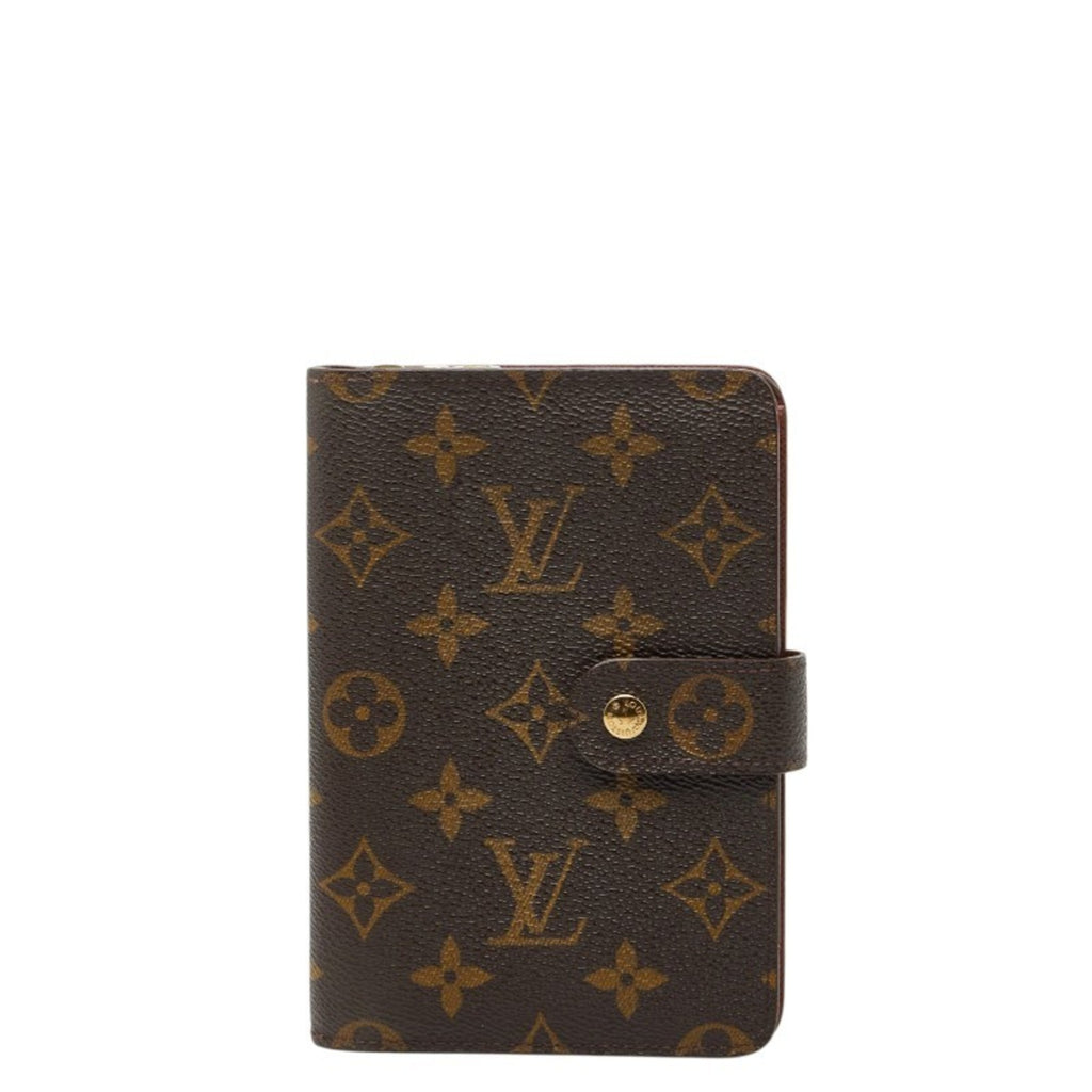 Louis Vuitton Brown Pvc Leather Wallet