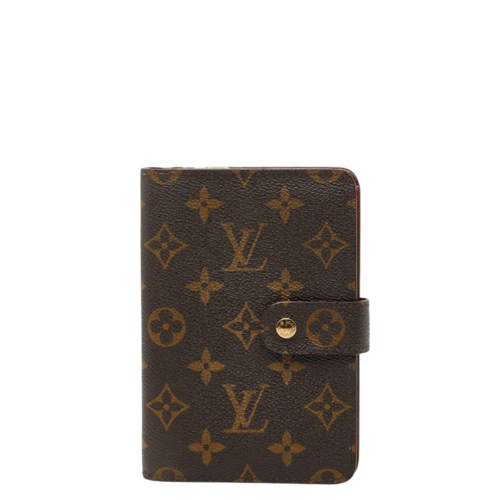 Louis Vuitton Brown Pvc Leather Wallet