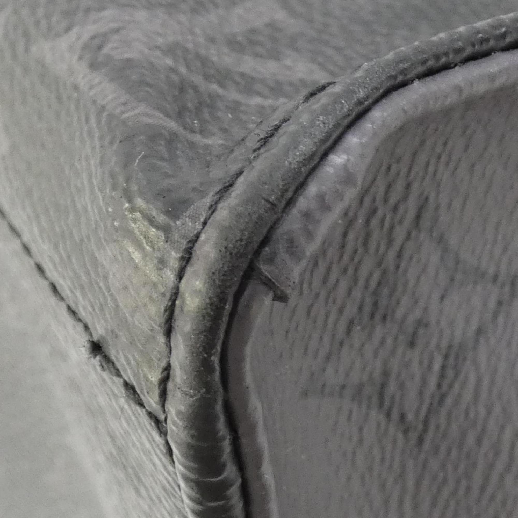 Louis Vuitton Black Gris Coated Canvas Handbag