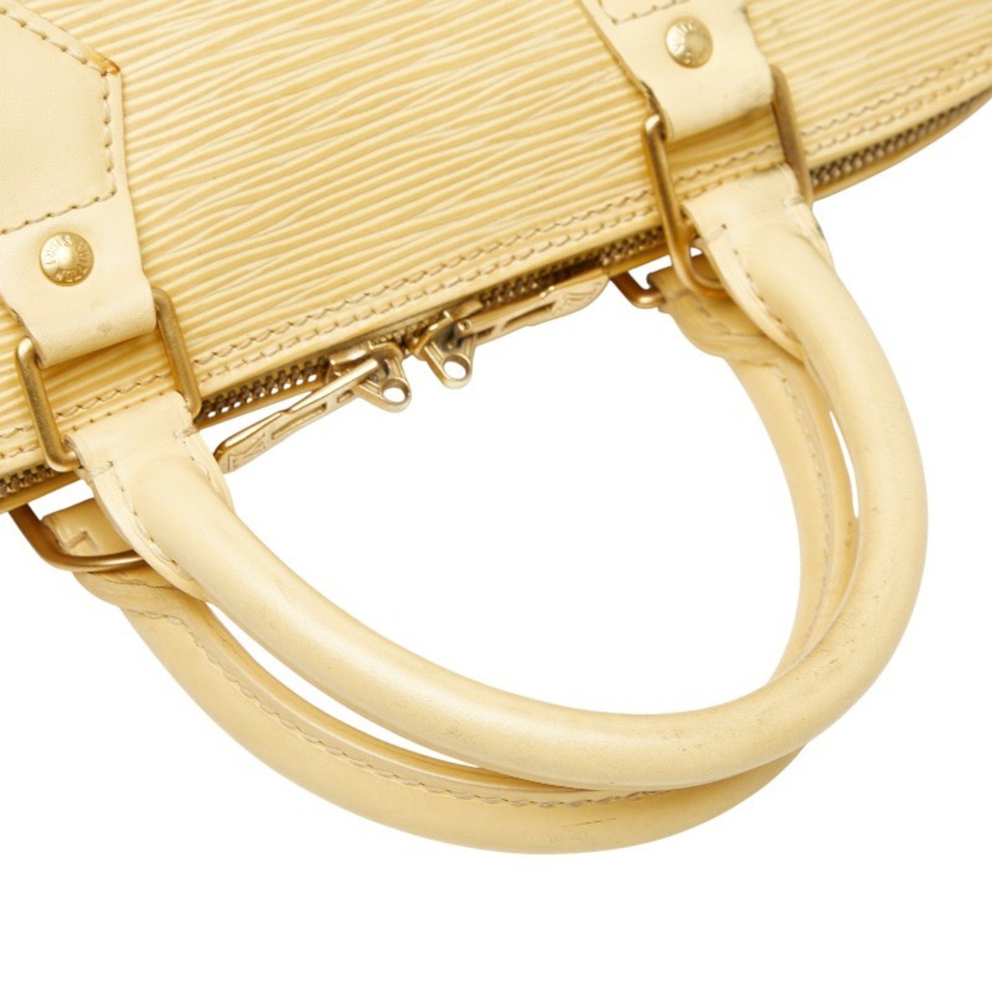 Louis Vuitton Yellow Leather Handbag