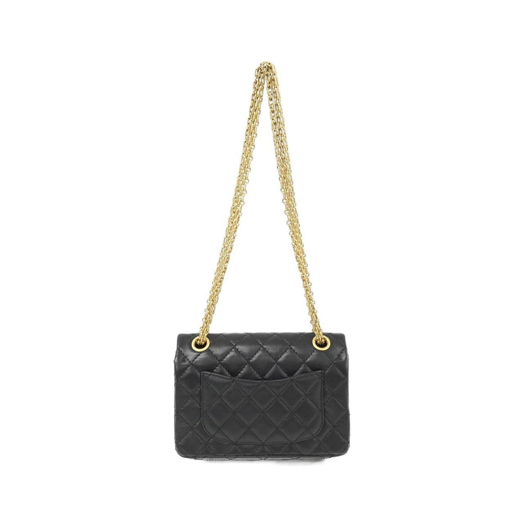 Chanel Black Leather Shoulder Bag