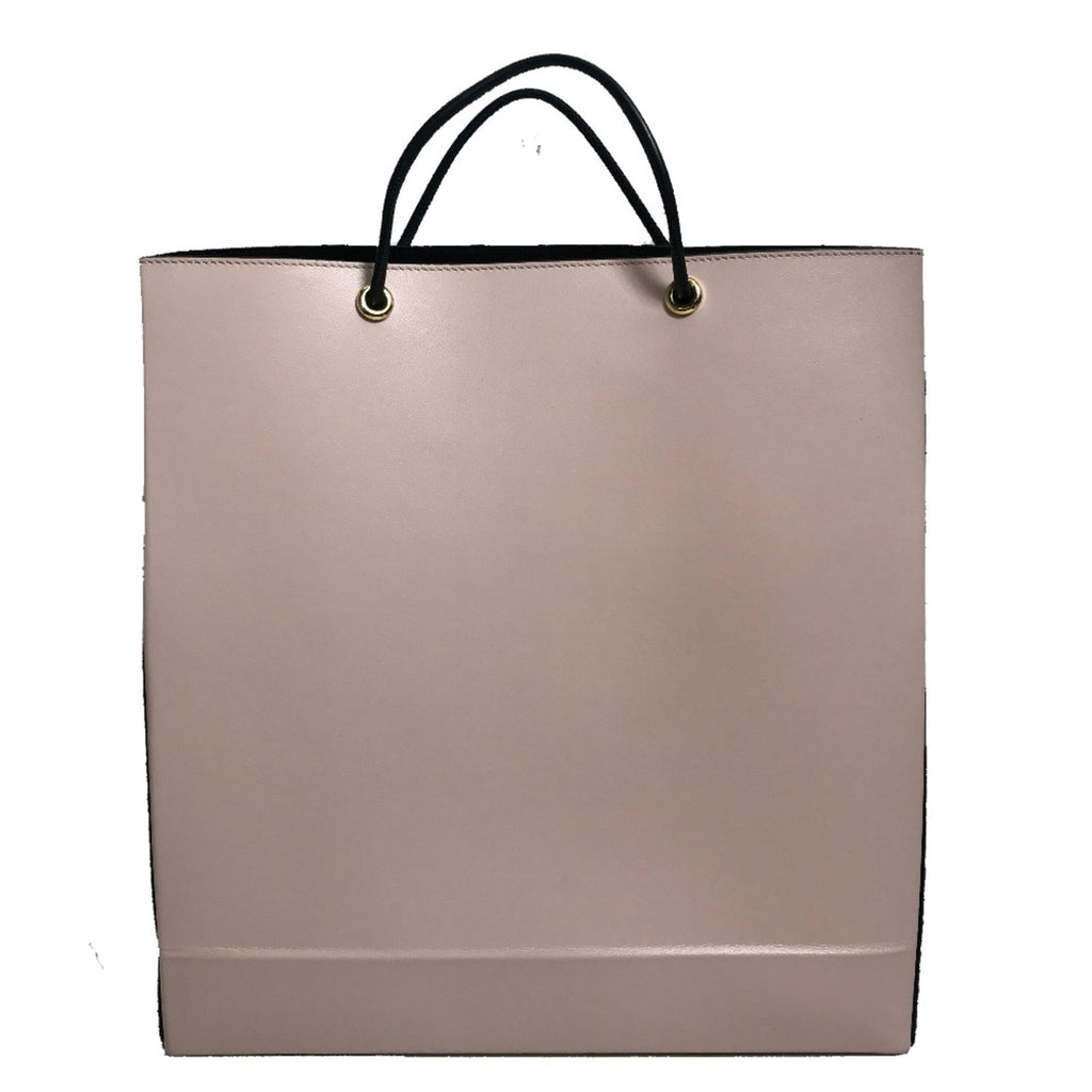 Fendi Pink Leather Tote Bag