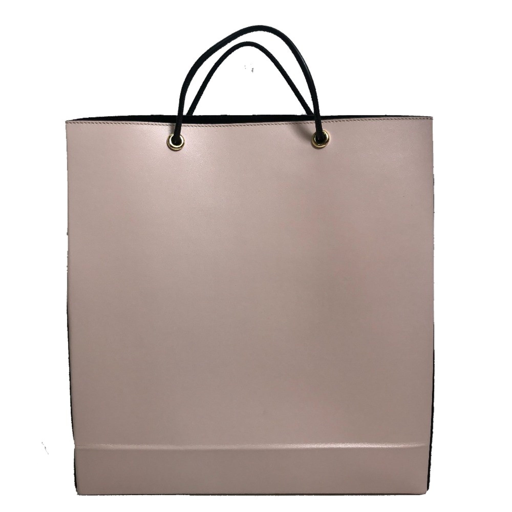Fendi Pink Leather Tote Bag