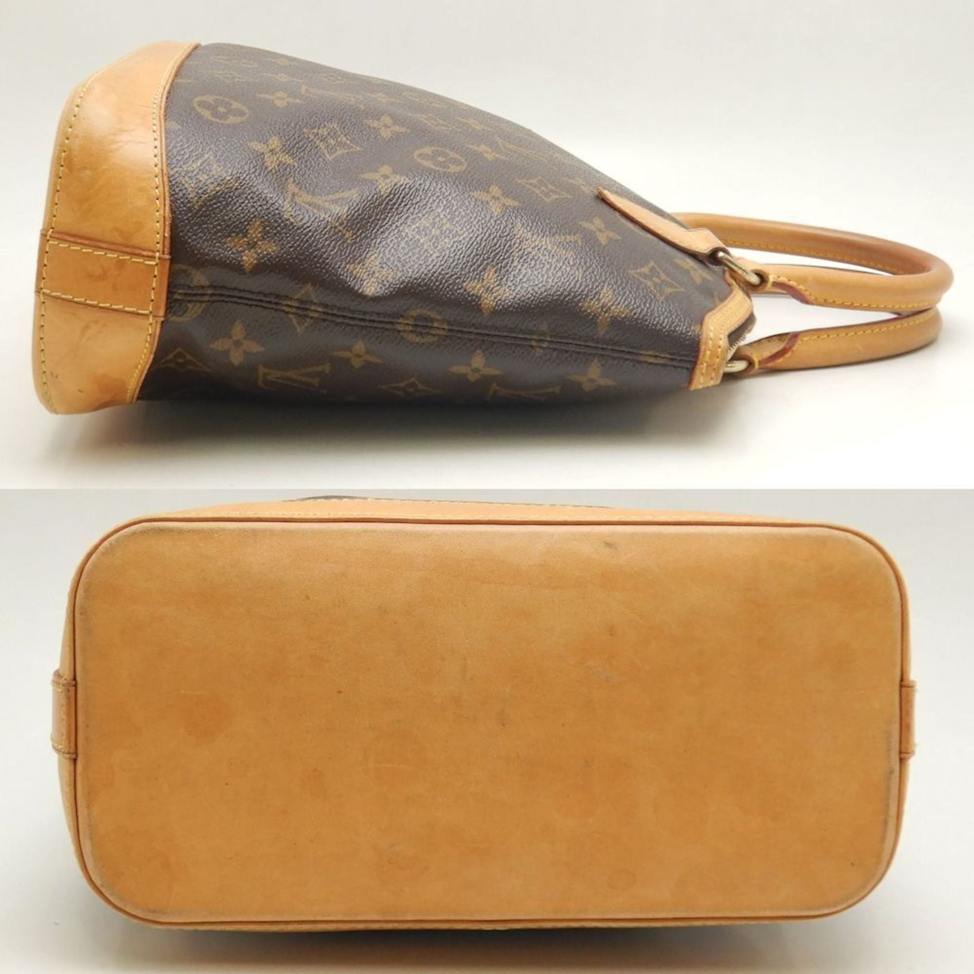 Louis Vuitton Brown Pvc Handbag