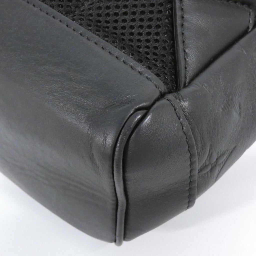 Louis Vuitton Black Leather Shoulder Bag