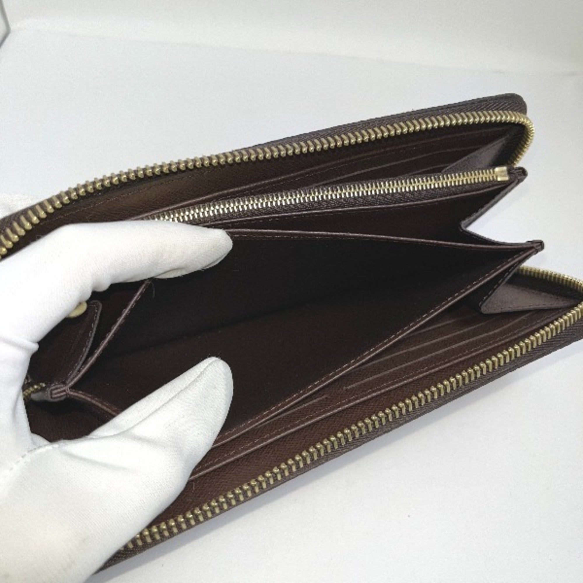 Louis Vuitton Brown Damier Canvas Long Wallet