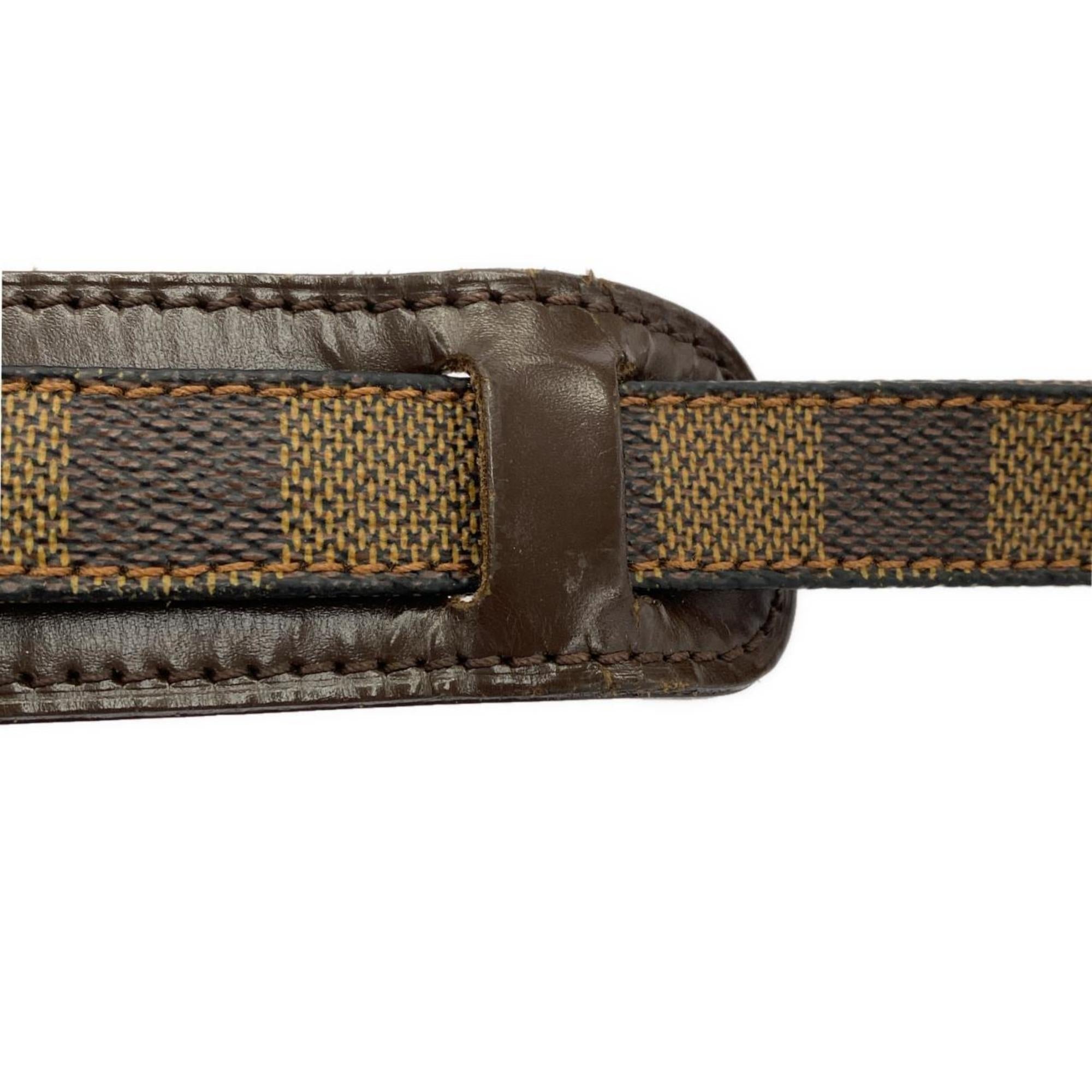 Louis Vuitton Brown Coated Canvas Shoulder Bag