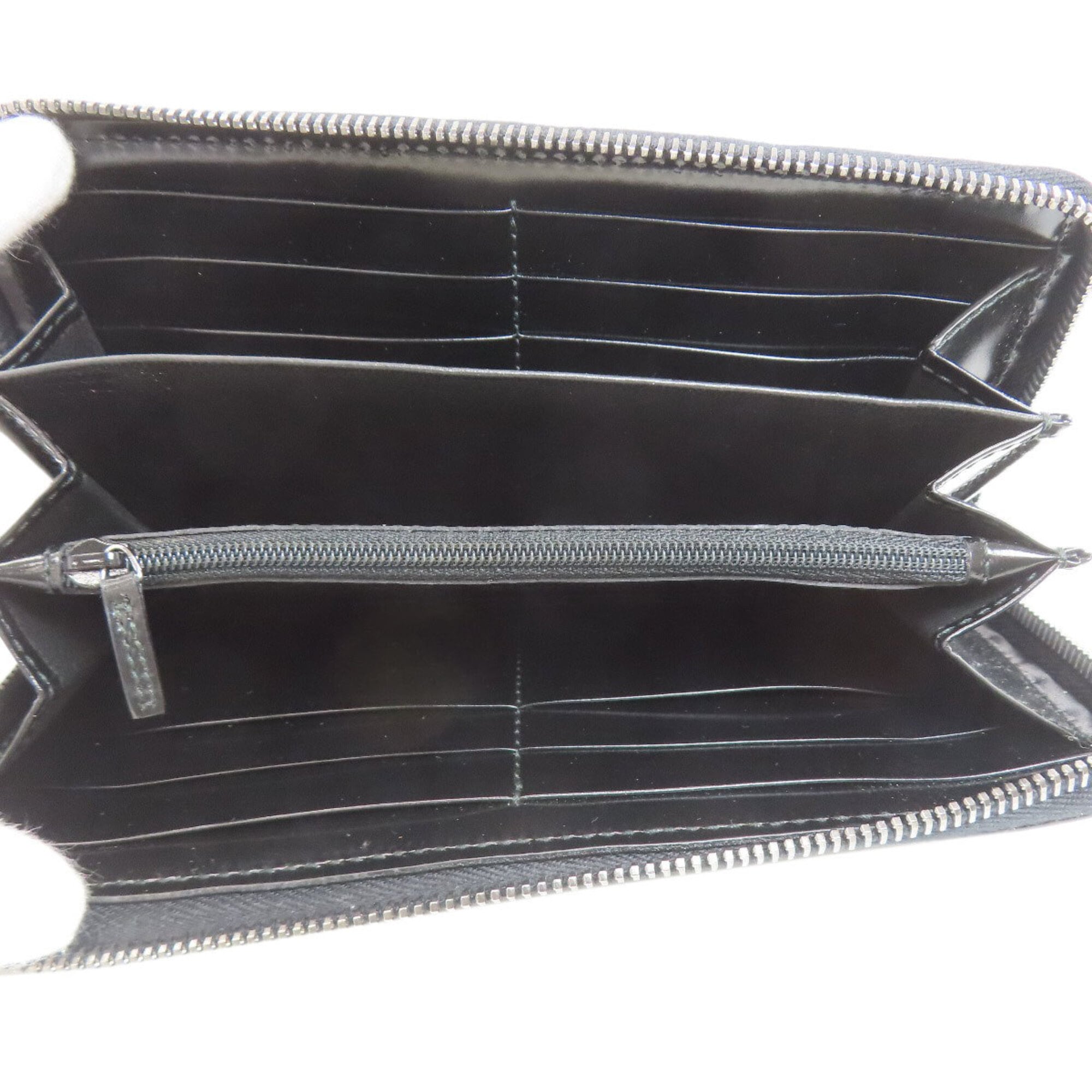 Gucci Black Pvc Long Wallet (Bi-Fold) (Pre-Owned)