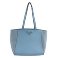 Prada Blue Leather Shoulder Bag