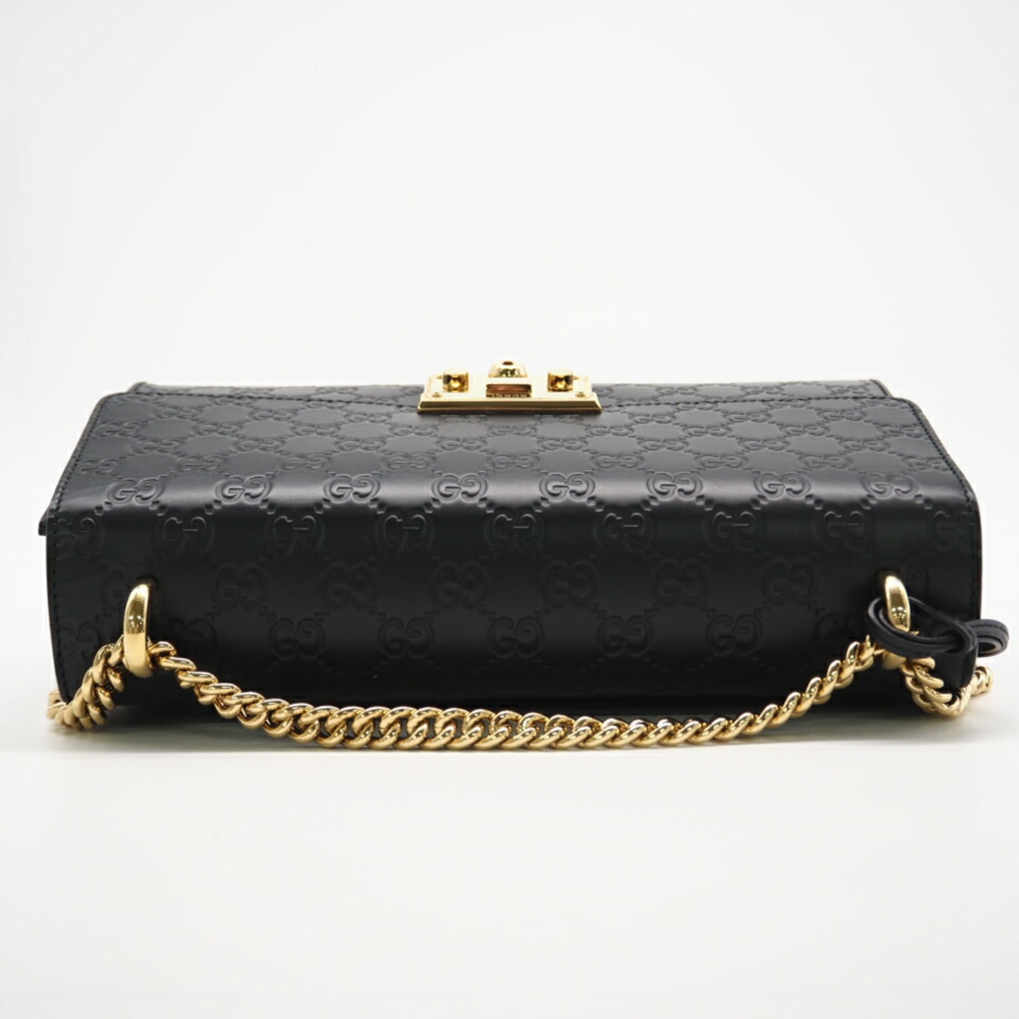 Gucci Black Leather Shoulder Bag (Pre-Owned)