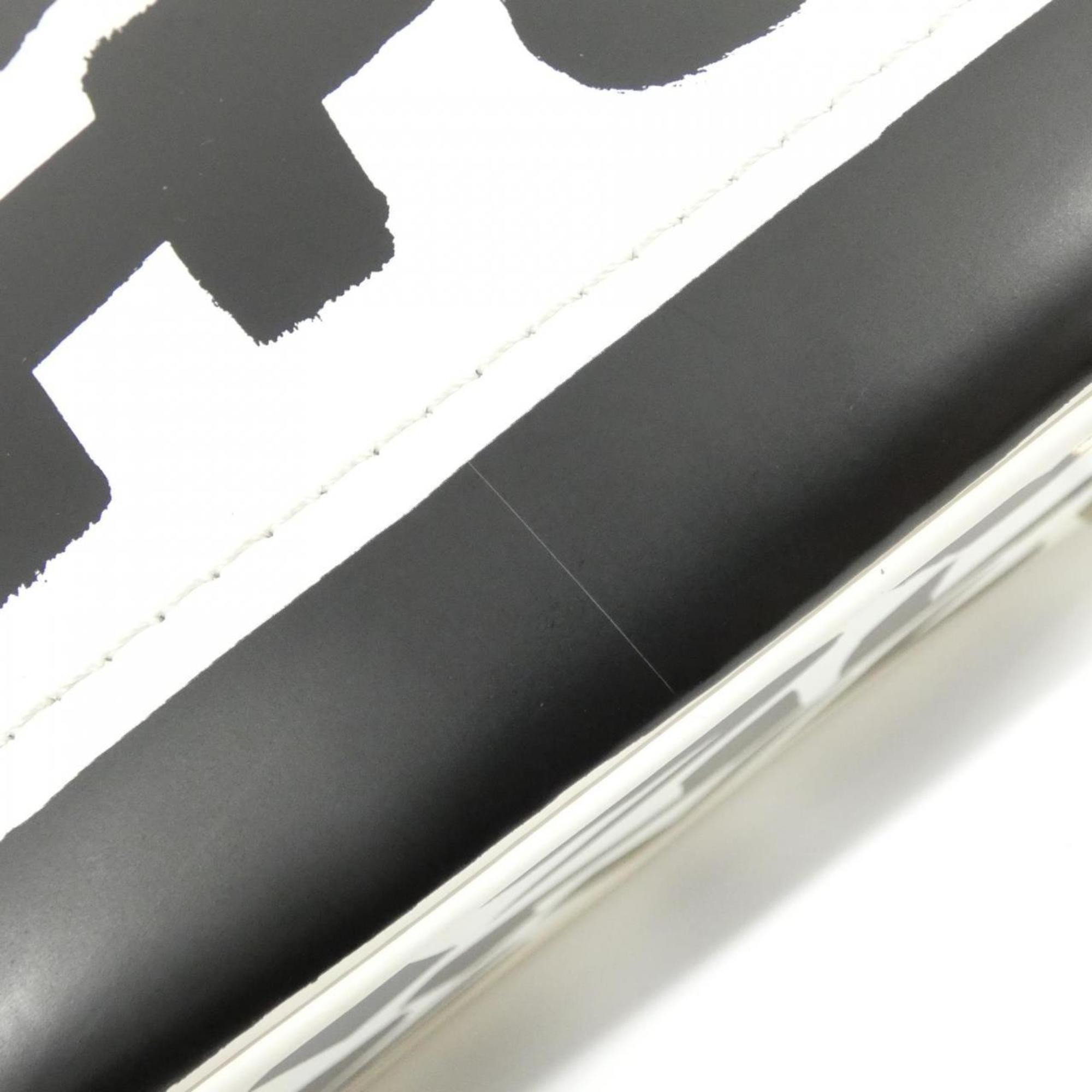 Louis Vuitton Black White Coated Canvas Handbag