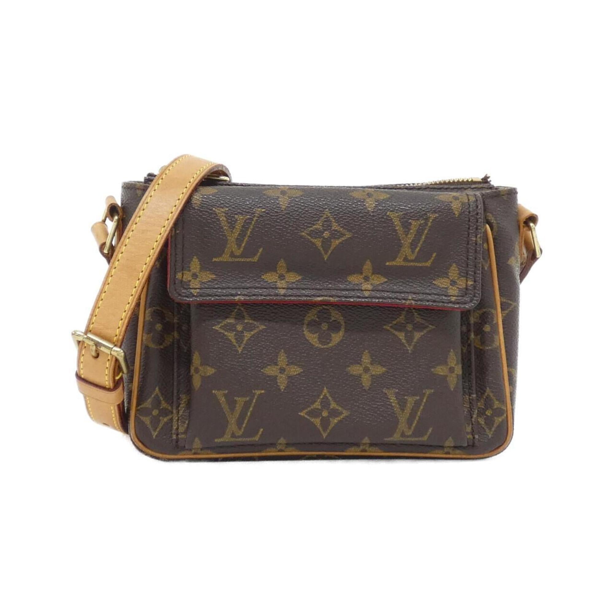 Louis Vuitton Marron Coated Canvas Shoulder Bag