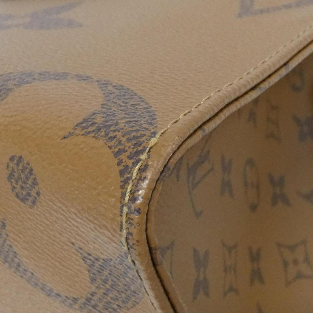 Louis Vuitton Marron Coated Canvas Handbag