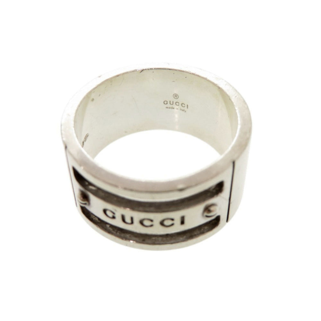 Gucci Silver Silver 925 Band Ring (Pre-Owned)