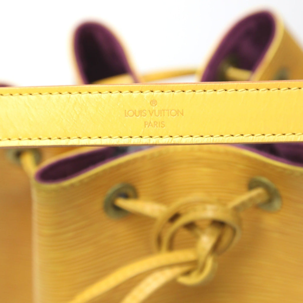 Louis Vuitton Yellow Epi Leather Shoulder Bag