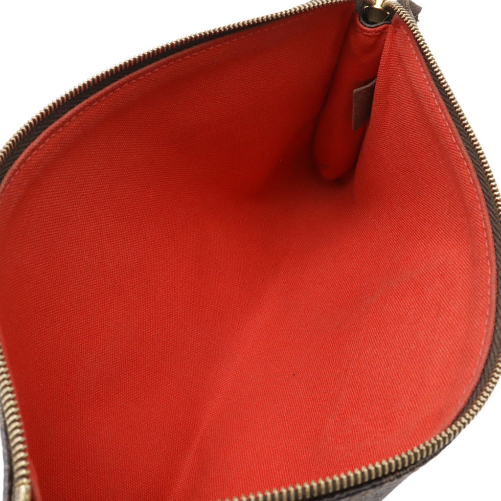 Louis Vuitton Brown Damier Canvas Pvc Damier Canvas Pouch Shoulder Bag