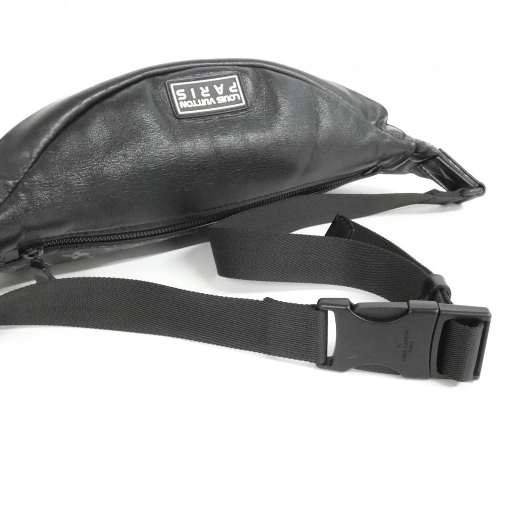 Louis Vuitton Black Coated Canvas Shoulder Bag