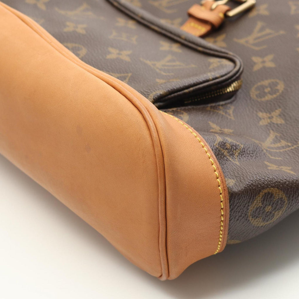 Louis Vuitton Brown Coated Canvas Leather Backpack