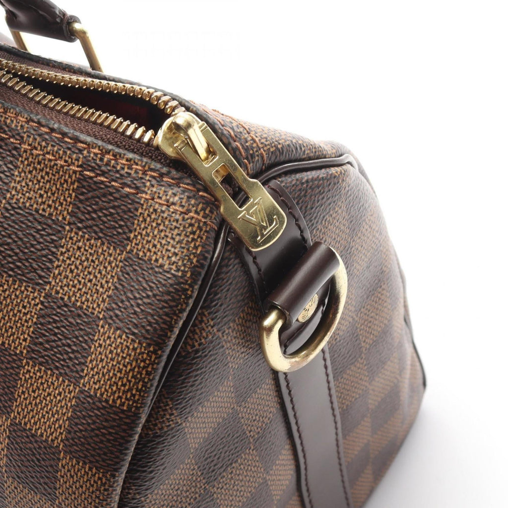 Louis Vuitton Brown Ebene Coated Canvas Leather Handbag