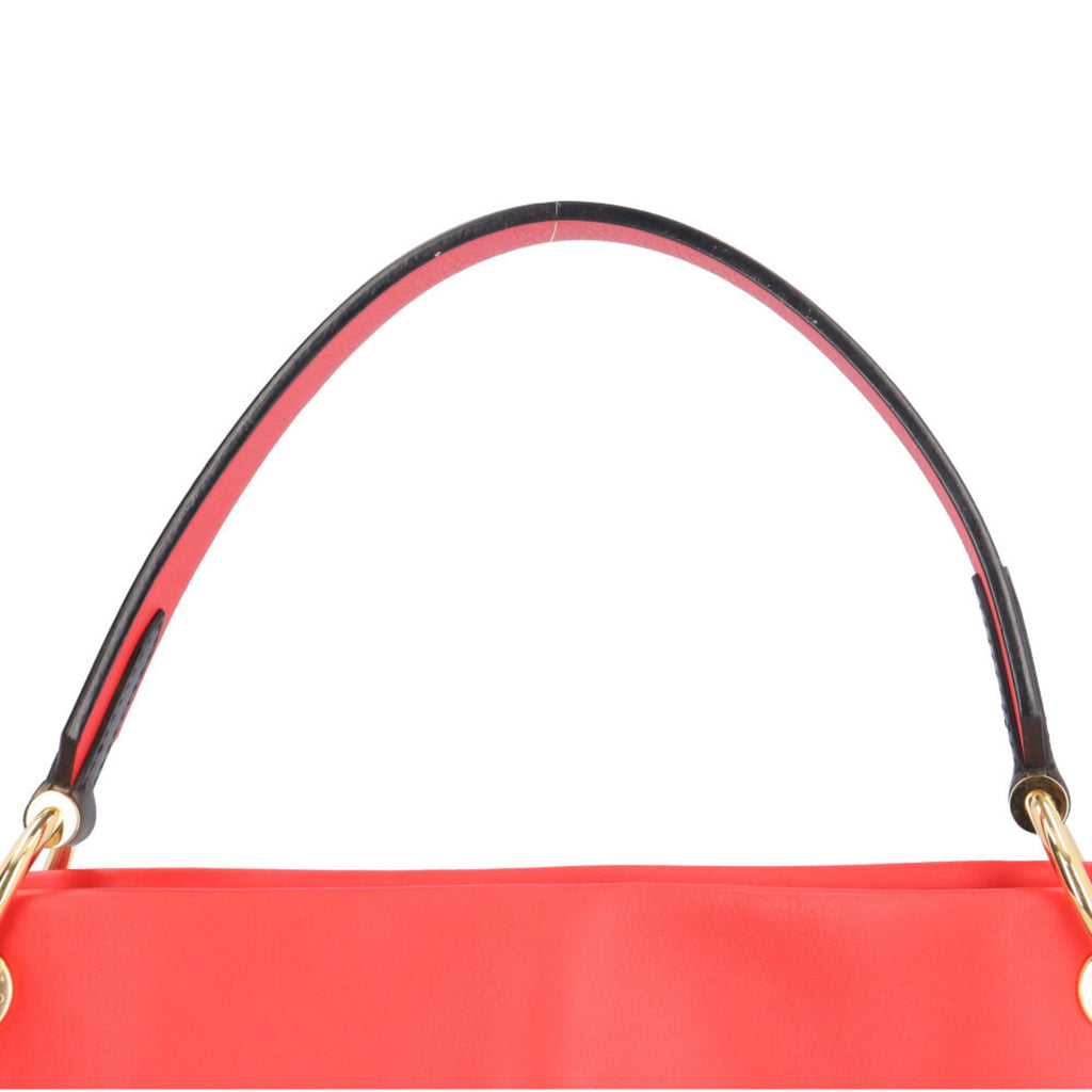 Louis Vuitton Brown Red Color Monogram Canvas Shoulder Bag
