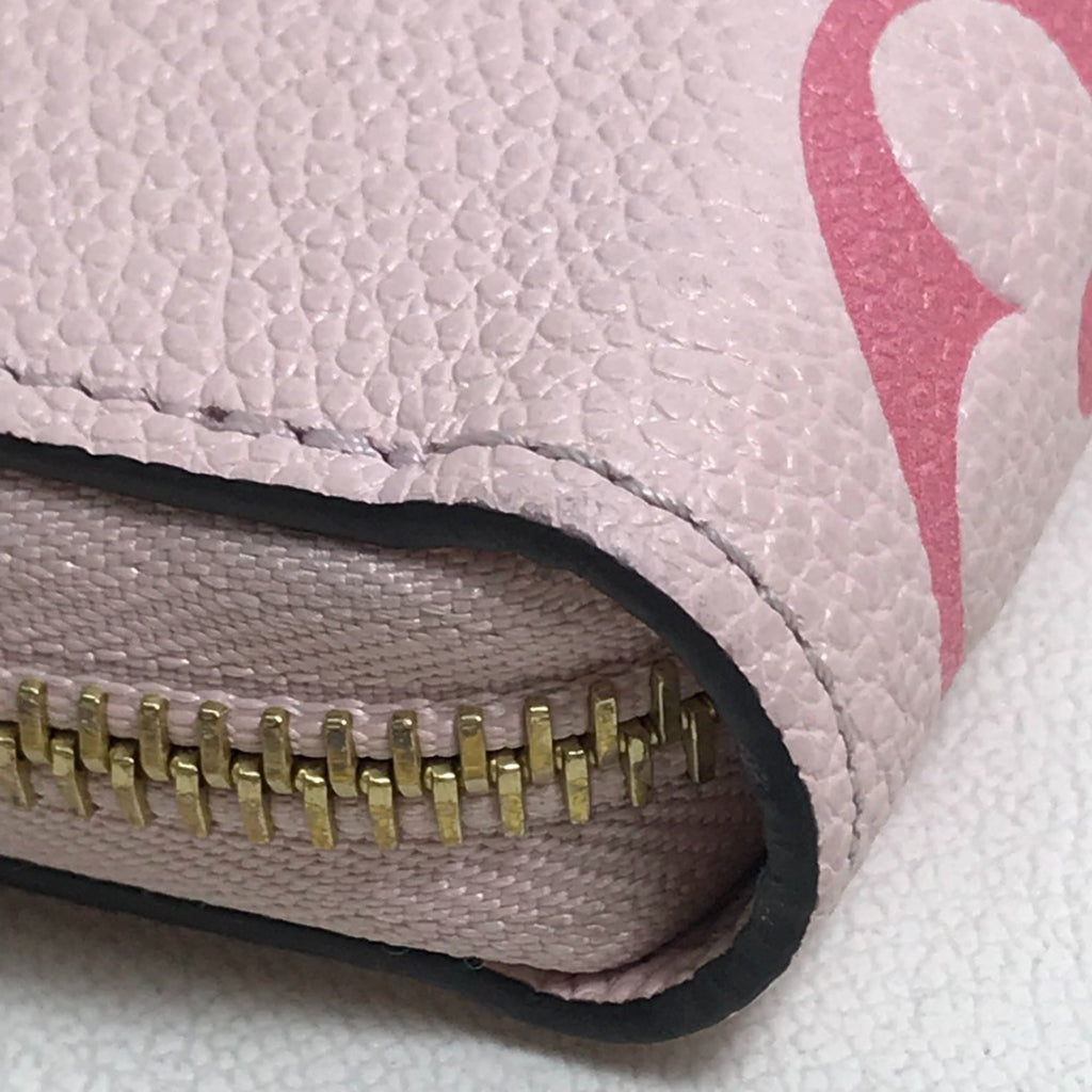 Louis Vuitton Monogram Empreinte Pink Monogram Empreinte Long Wallet