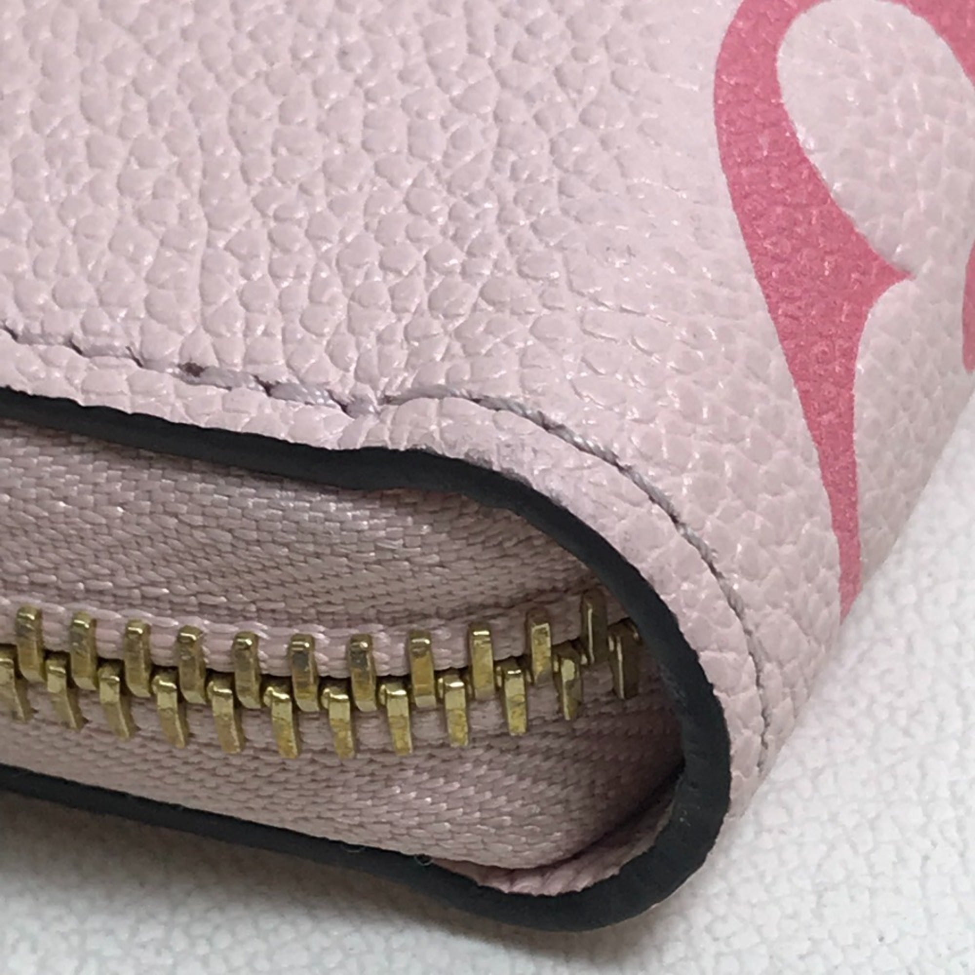 Louis Vuitton Monogram Empreinte Pink Monogram Empreinte Long Wallet