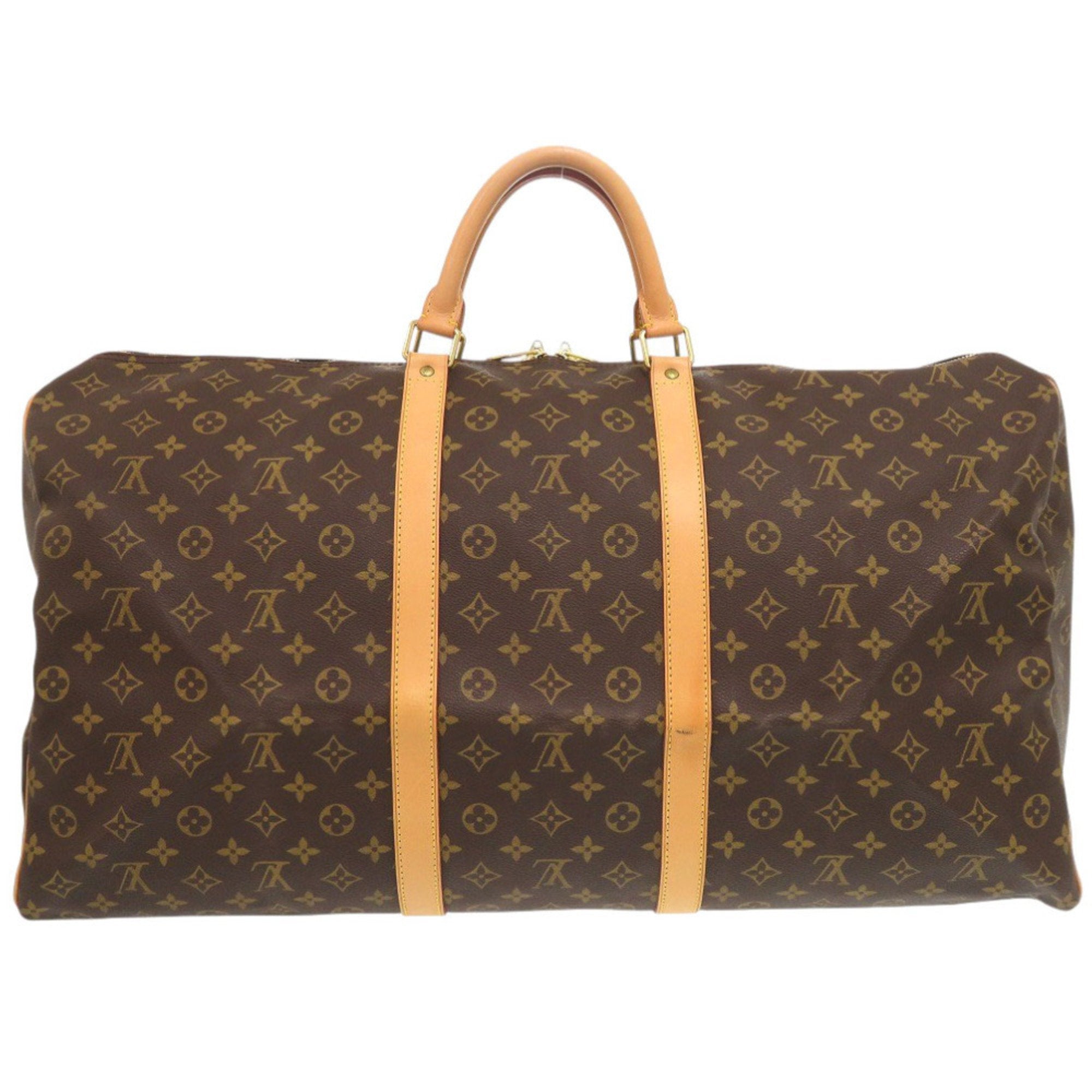 Louis Vuitton Brown Monogram Canvas Boston Bag