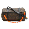 Louis Vuitton Black Brown Monogram Orange Monogram Shoulder Bag