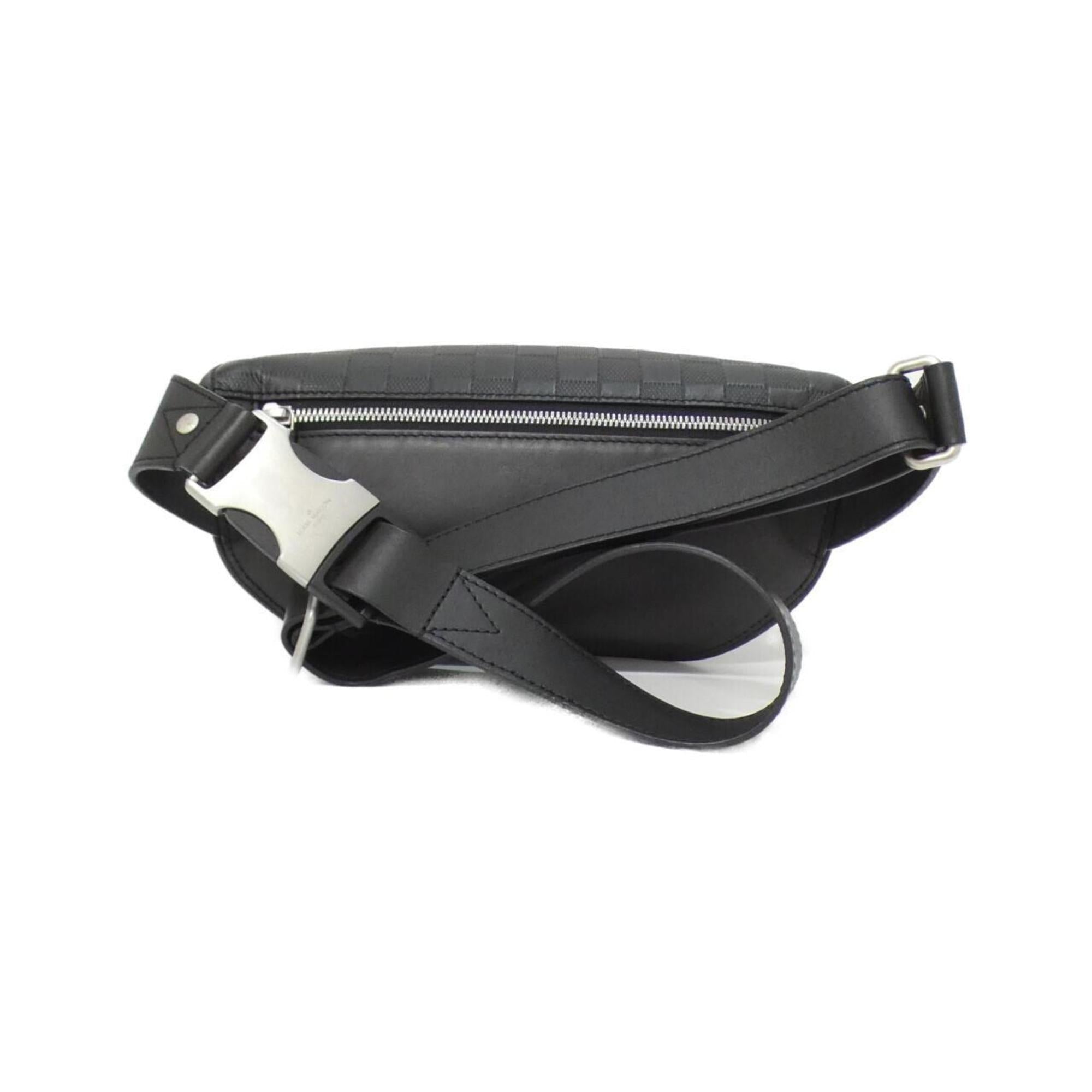 Louis Vuitton Infini Onyx Leather Fanny Pack Shoulder Bag Sling Bag