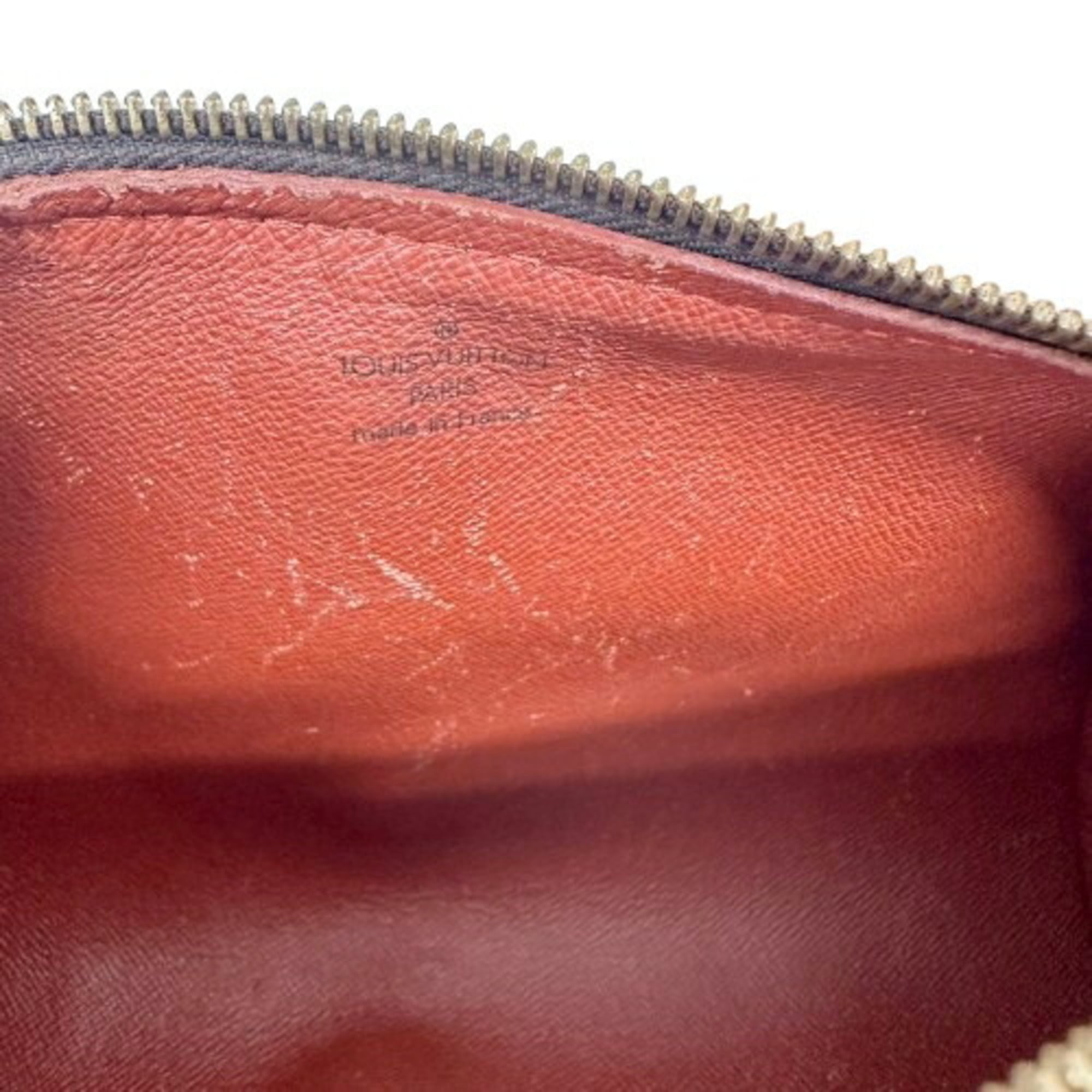 Louis Vuitton Damier Brown Leather Handbag