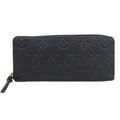 Louis Vuitton Black Noir Leather Long Wallet