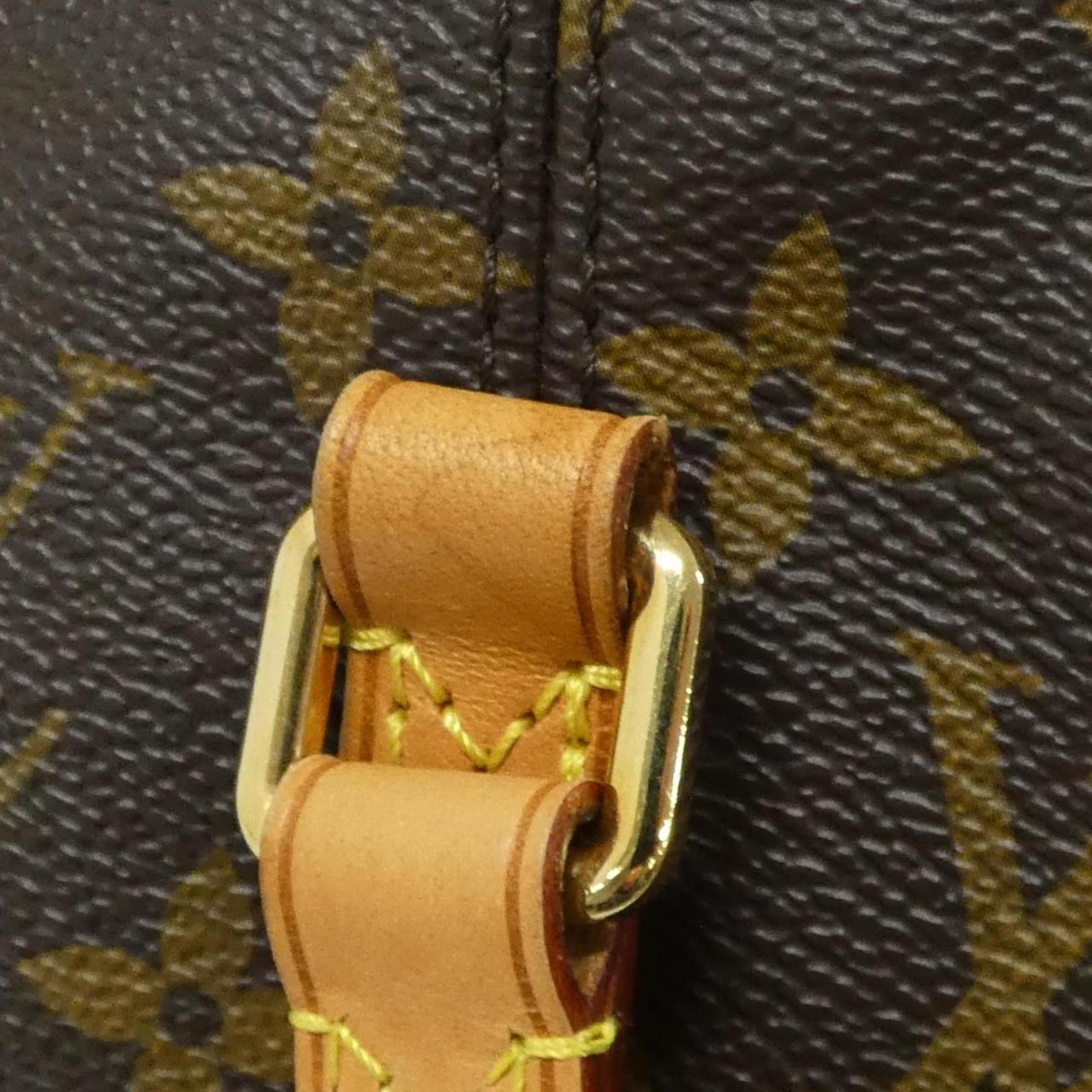 Louis Vuitton Brown Coated Canvas Handbag