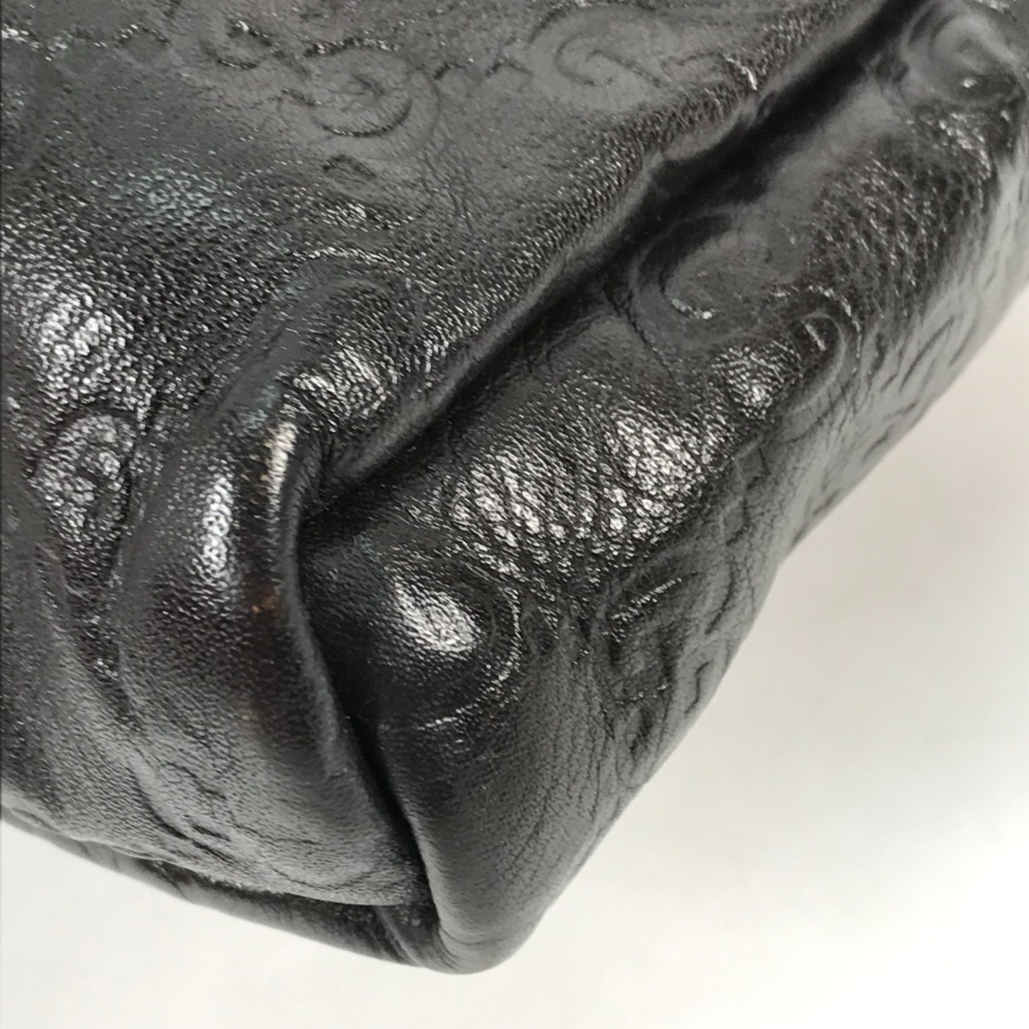 Gucci Brown Leather Shoulder Bag (Pre-Owned)