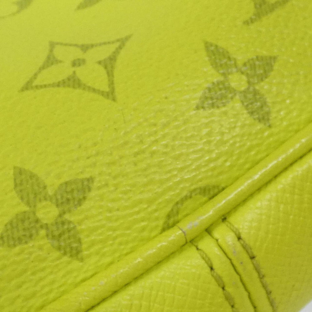 Louis Vuitton Jaune Yellow Coated Canvas Leather Shoulder Bag