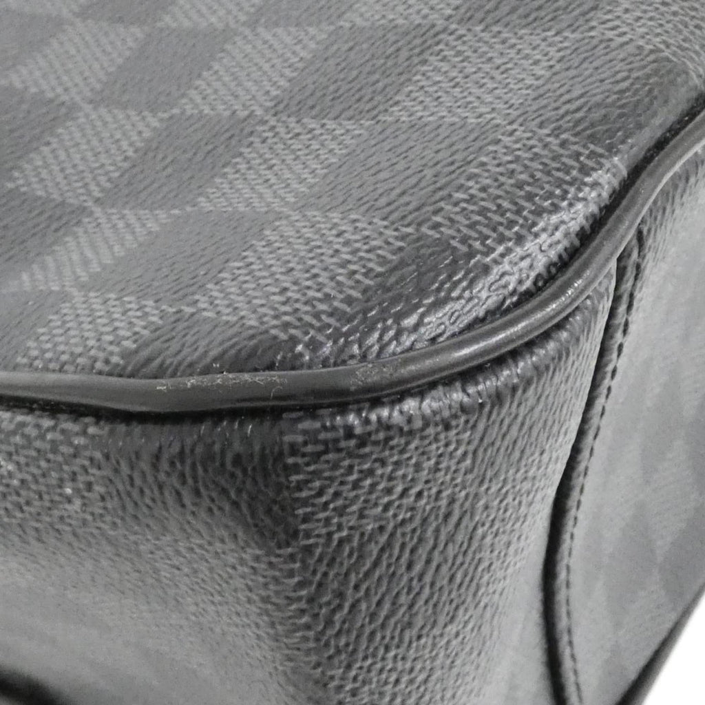 Louis Vuitton Graphite Coated Canvas Handbag