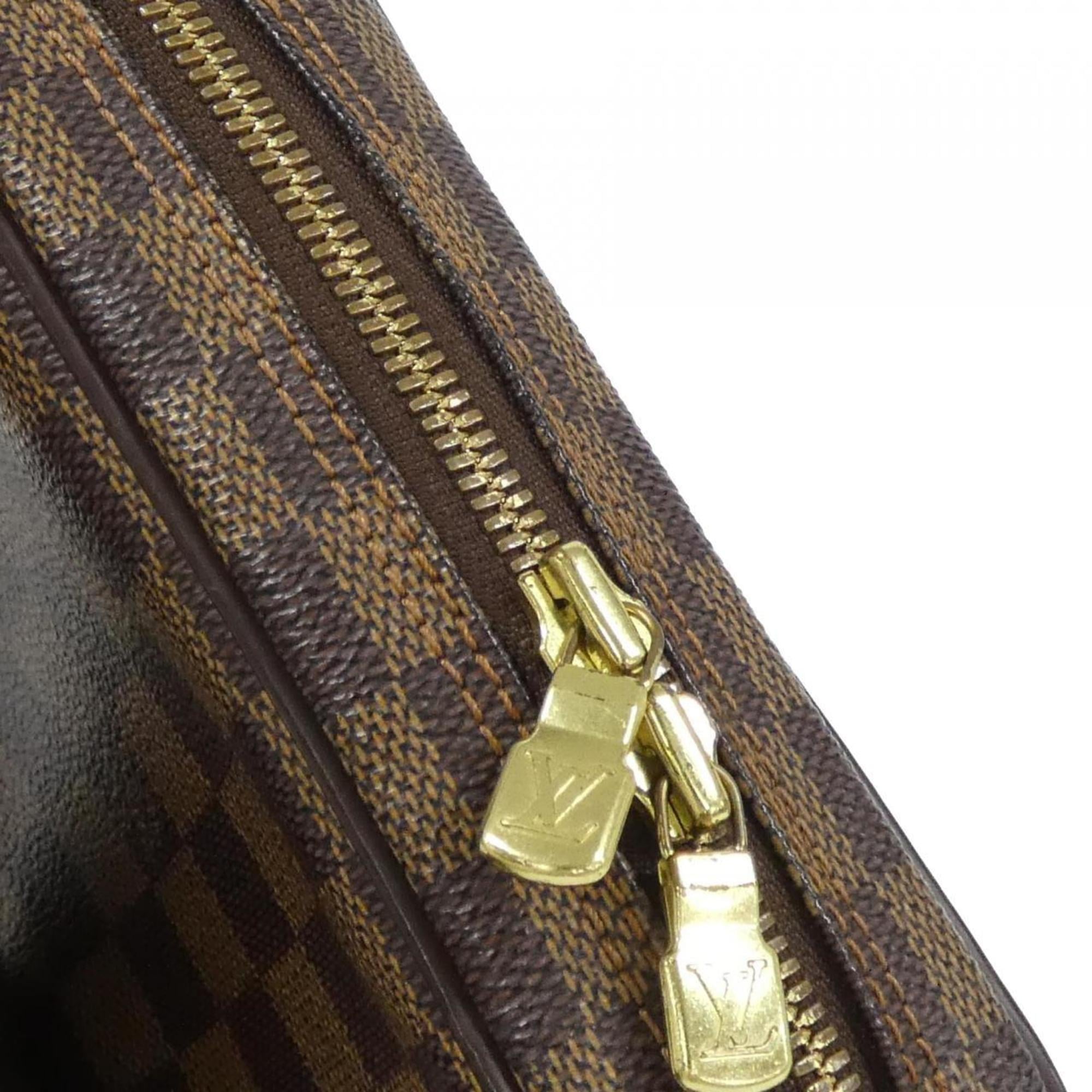 Louis Vuitton Brown Coated Canvas Pochette Shoulder Bag