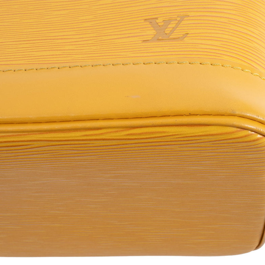 Louis Vuitton Yellow Epi Leather Handbag
