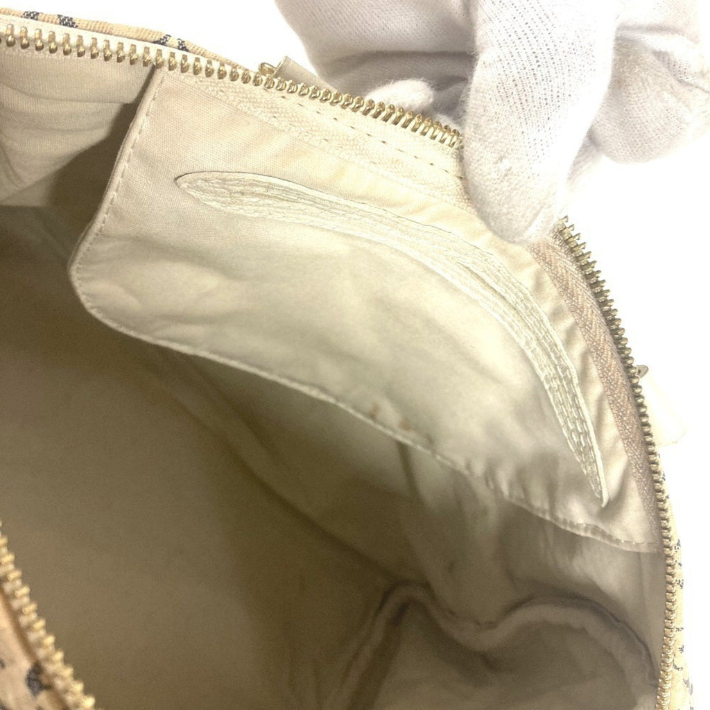 Louis Vuitton Monogram Mini Lin Navy White Monogram Mini Lin Boston Bag Handbag
