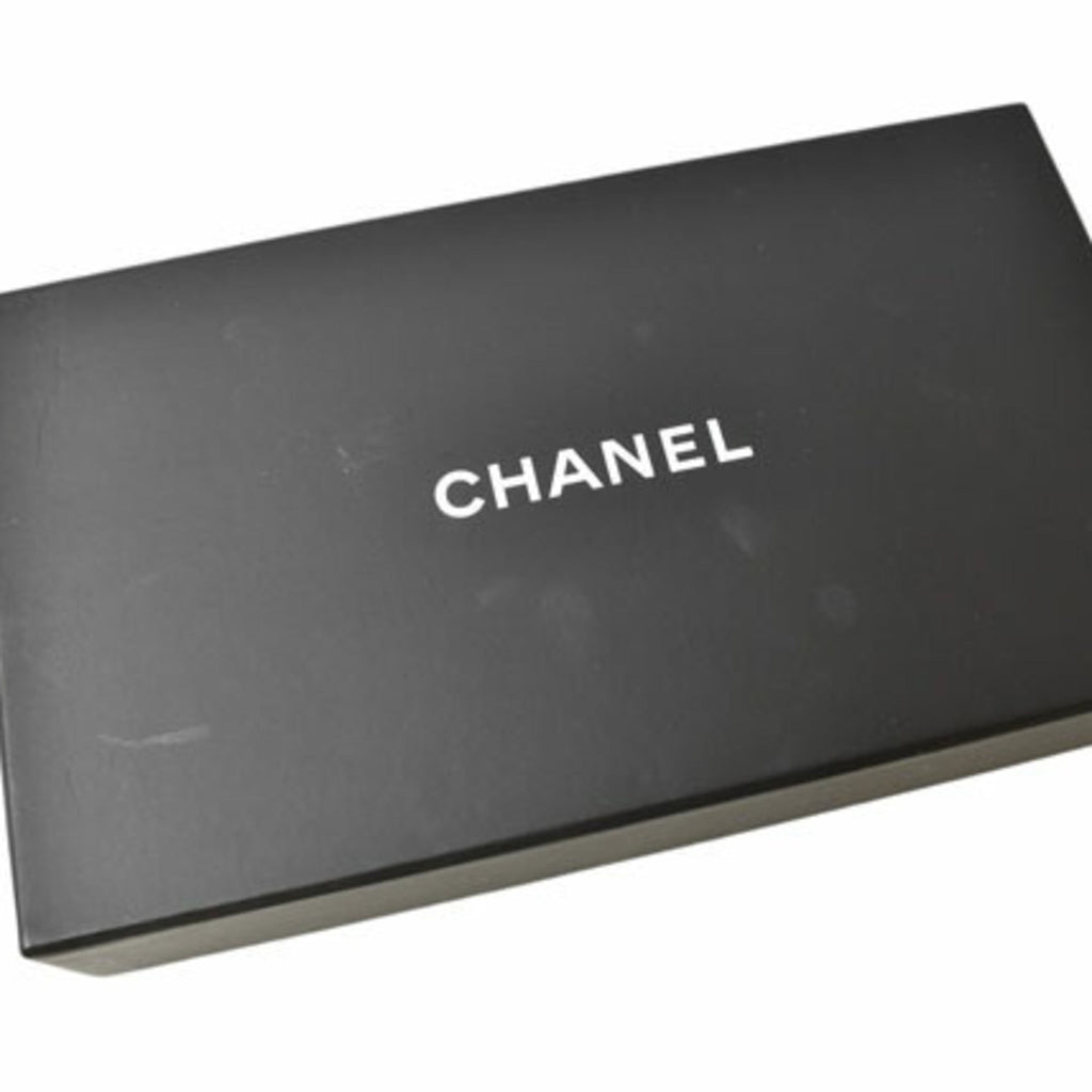 Chanel Black Leather Chain/Shoulder Wallet