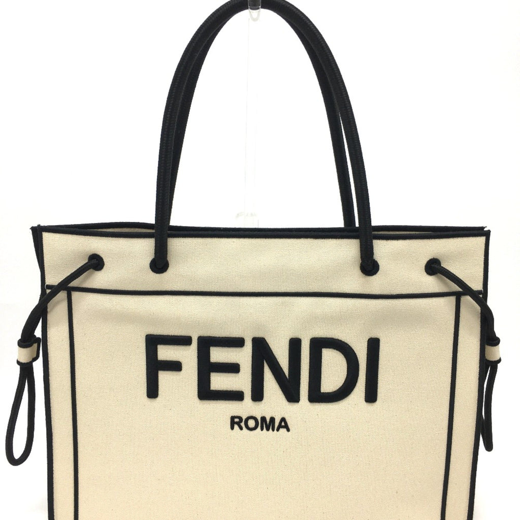 Fendi Beige Cloth Tote Bag