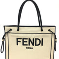 Fendi Beige Cloth Tote Bag