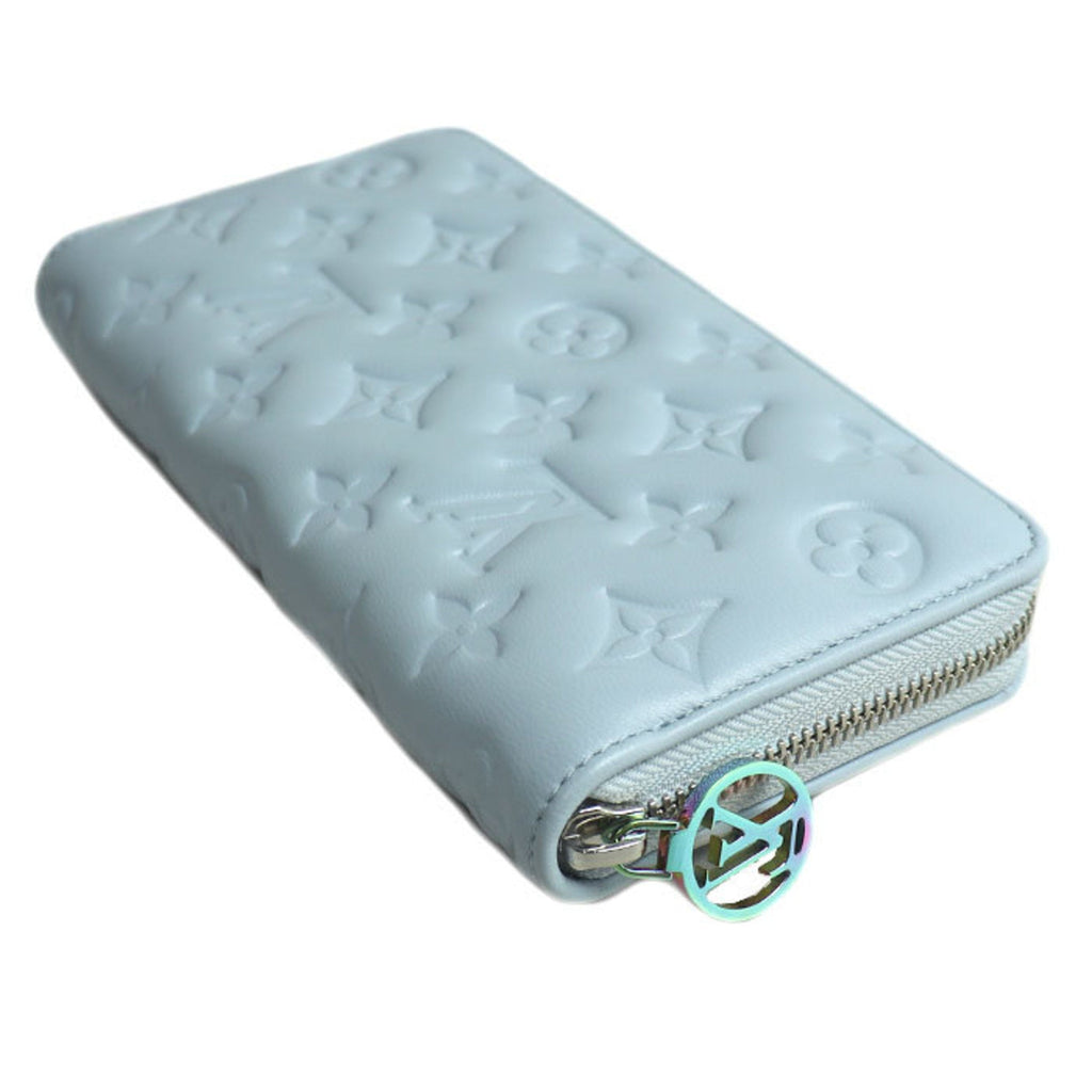 Louis Vuitton Blue Leather Long Wallet