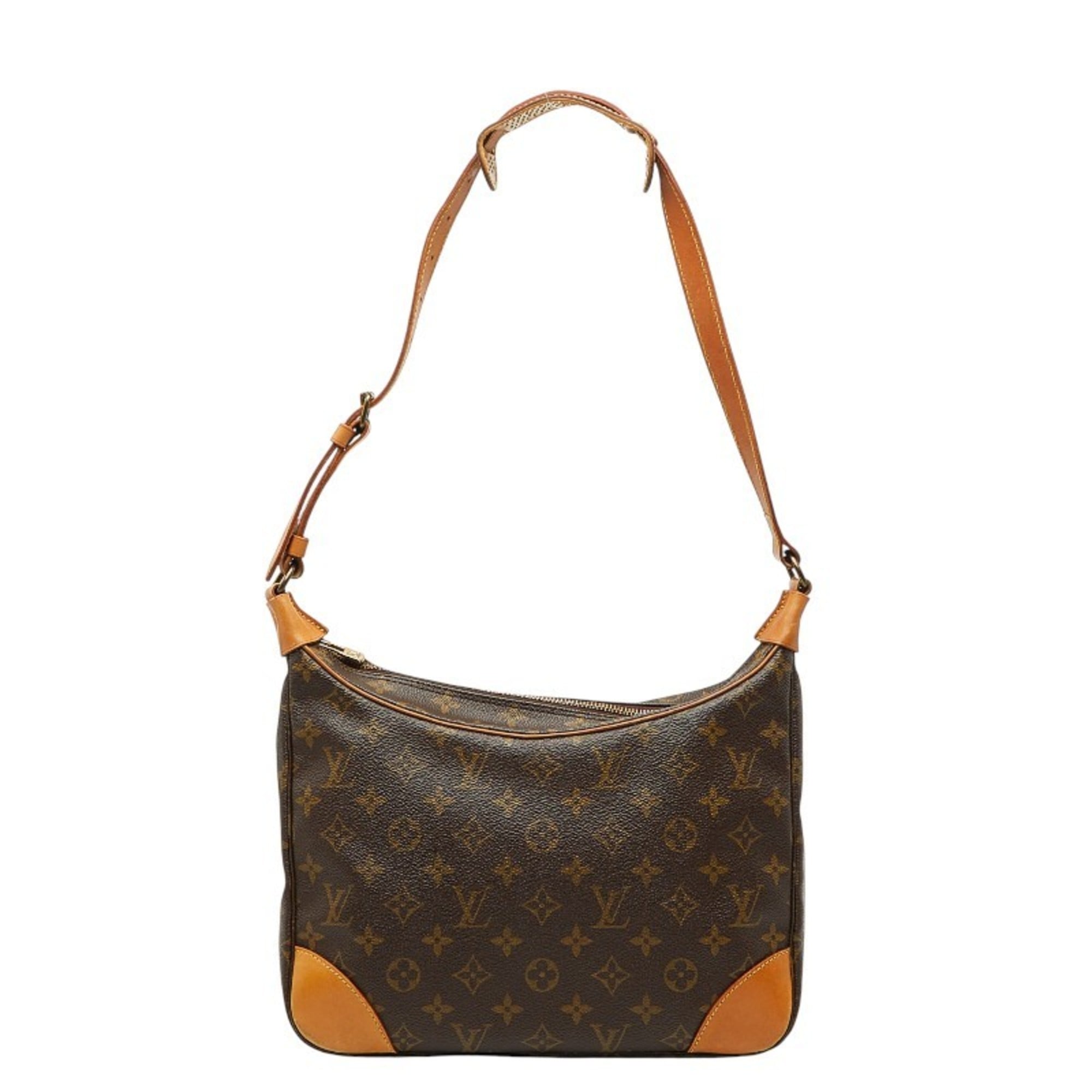 Louis Vuitton Brown Pvc Leather Shoulder Bag